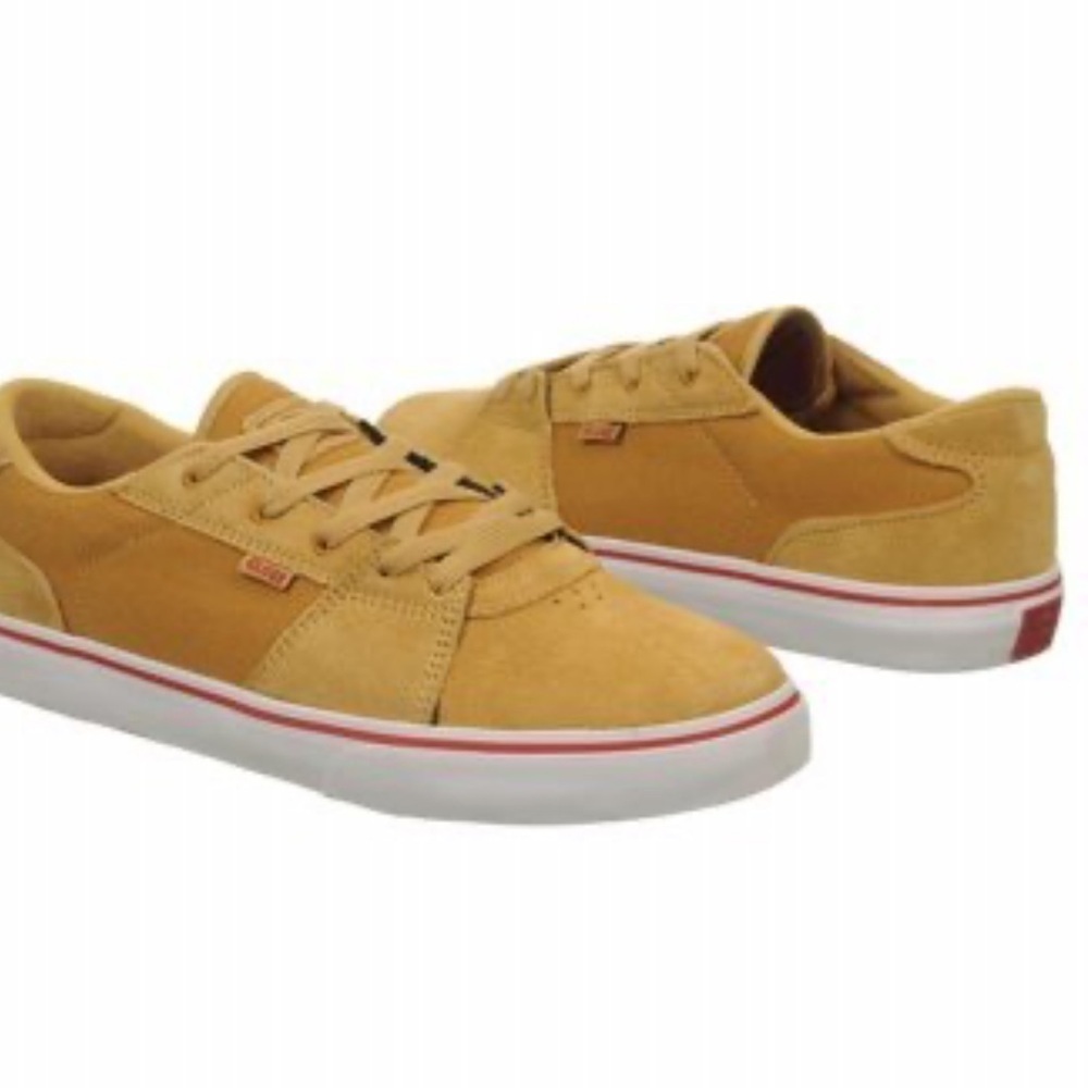 Globe FATE Skaters Shoes Yellow Suede Sz 9.5 Men